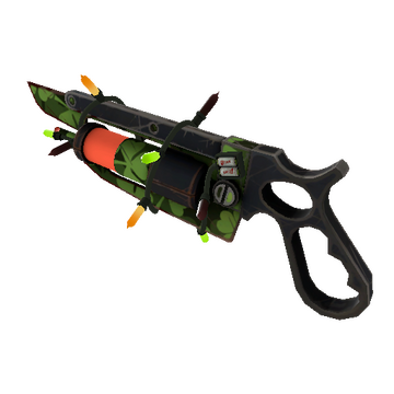 Strange Festivized Professional Killstreak Clover Camo'd Ubersaw (Field-Tested)