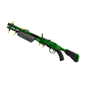 Strange Festivized Professional Killstreak Health and Hell (Green) Family Business (Well-Worn)
