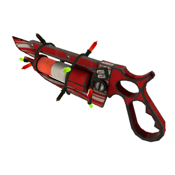 Strange Festivized Professional Killstreak Peppermint Swirl Übersaw (Well-Worn)