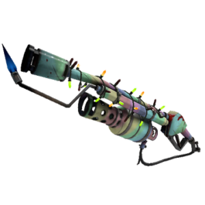 Strange Festivized Professional Killstreak Rainbow Flame Thrower (Field-Tested)