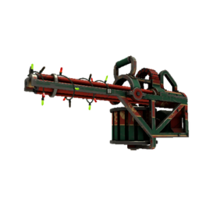 Strange Festivized Professional Killstreak Sleighin' Style Brass Beast (Field-Tested)