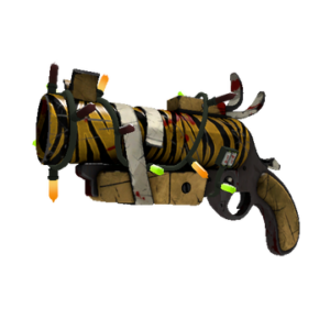 Strange Festivized Professional Killstreak Tiger Buffed Detonator (Battle Scarred)