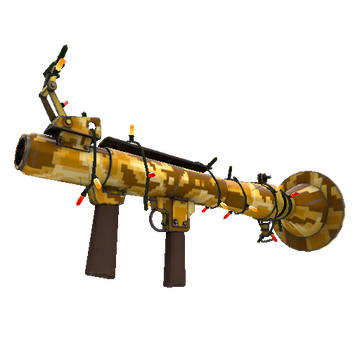 Strange Festivized Sand Cannon Rocket Launcher (Minimal Wear)