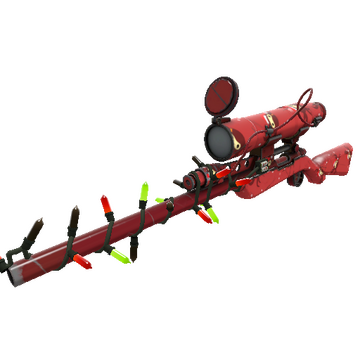 Strange Festivized Smissmas Spycrabs Sniper Rifle (Field-Tested)
