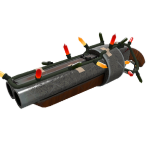Strange Festivized Specialized Killstreak Damascus & Mahogany Scattergun (Field-Tested)