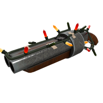 Strange Festivized Specialized Killstreak Damascus & Mahogany Scattergun (Field-Tested)