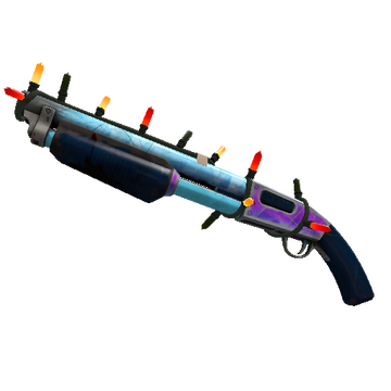 Strange Festivized Specialized Killstreak Frozen Aurora Shotgun (Well-Worn)