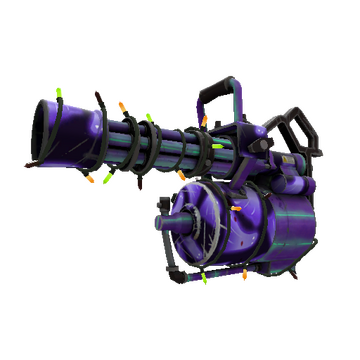 Strange Festivized Specialized Killstreak Ghost Town Minigun (Field-Tested)