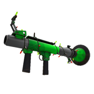 Strange Festivized Specialized Killstreak Health and Hell (Green) Rocket Launcher (Minimal Wear)