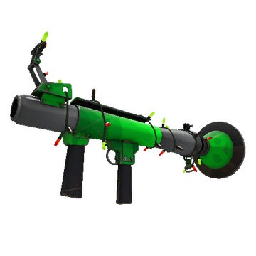 Strange Festivized Specialized Killstreak Health and Hell (Green) Rocket Launcher (Minimal Wear)