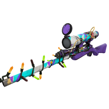 Strange Festivized Specialized Killstreak Jazzy Sniper Rifle (Well-Worn)