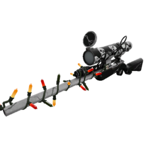 Strange Festivized Specialized Killstreak Skull Cracked Sniper Rifle (Minimal Wear)