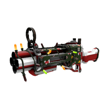 Strange Festivized Specialized Killstreak Smissmas Village Iron Bomber (Minimal Wear)