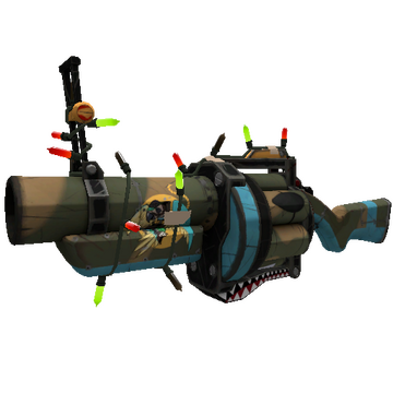 Strange Festivized Specialized Killstreak Warhawk Grenade Launcher (Field-Tested)