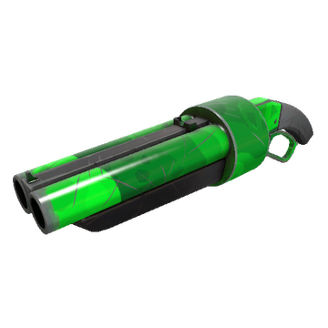 Strange Health and Hell (Green) Scattergun (Minimal Wear)