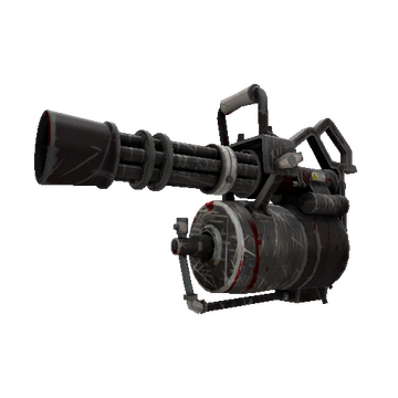 Strange Kill Covered Minigun (Battle Scarred)