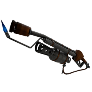 Strange Killstreak Damascus & Mahogany Flame Thrower (Minimal Wear)