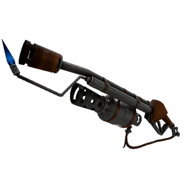 Strange Killstreak Damascus & Mahogany Flame Thrower (Minimal Wear)