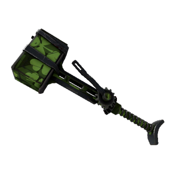 Strange Professional Killstreak Clover Camo'd Powerjack (Well-Worn)