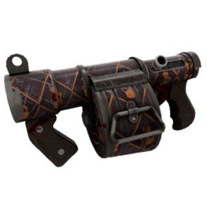 Strange Professional Killstreak Skull Study Stickybomb Launcher (Battle Scarred)