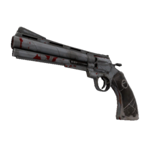 Strange Professional Killstreak Steel Brushed Revolver (Battle Scarred)