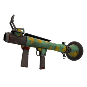 Strange Quack Canvassed Rocket Launcher (Battle Scarred)