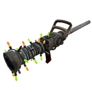 Unusual Festive Specialized Killstreak Blitzkrieg Medi Gun (Battle Scarred)