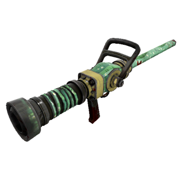 Unusual Festive Specialized Killstreak Flower Power Medi Gun (Well-Worn)