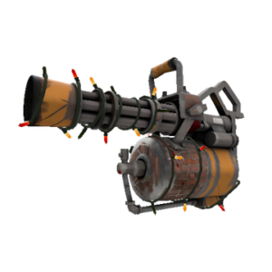 Unusual Festivized Brick House Minigun (Well-Worn)