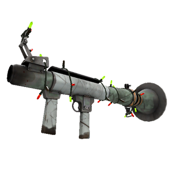 Unusual Festivized Killstreak Aqua Marine Rocket Launcher (Well-Worn)