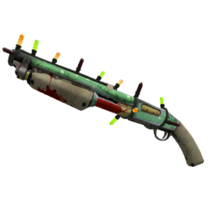 Unusual Festivized Killstreak Flower Power Shotgun (Well-Worn)