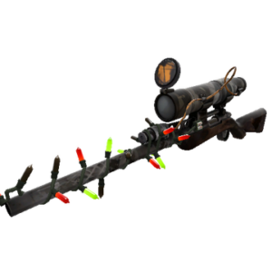 Unusual Festivized Killstreak Night Owl Sniper Rifle (Battle Scarred)