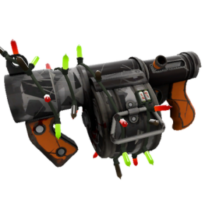 Unusual Festivized Killstreak Sudden Flurry Stickybomb Launcher (Well-Worn)