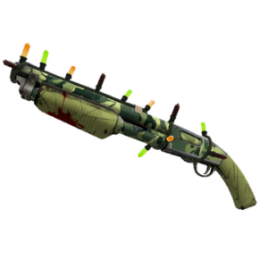 Unusual Festivized Specialized Killstreak Backwoods Boomstick Shotgun (Well-Worn)