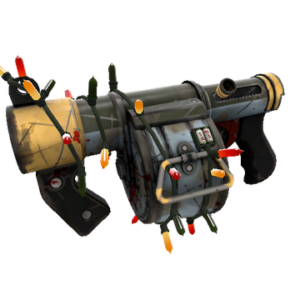 Unusual Festivized Specialized Killstreak Blitzkrieg Stickybomb Launcher (Well-Worn)