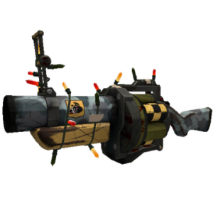 Unusual Festivized Specialized Killstreak Butcher Bird Grenade Launcher (Battle Scarred)