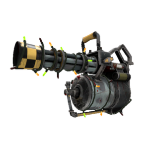 Unusual Festivized Specialized Killstreak Butcher Bird Minigun (Well-Worn)