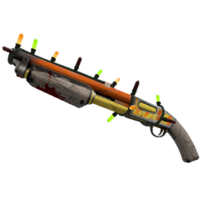 Unusual Festivized Specialized Killstreak Lightning Rod Shotgun (Well-Worn)