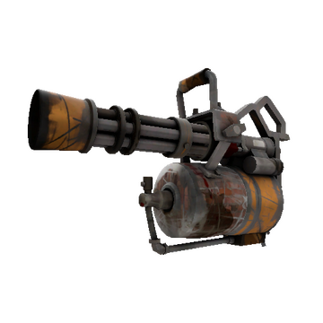 Unusual Killstreak Brick House Minigun (Battle Scarred)