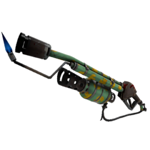 Unusual Killstreak Quack Canvassed Flame Thrower (Well-Worn)