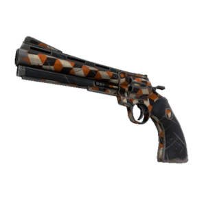 Unusual Merc Stained Revolver (Well-Worn)