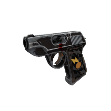 Unusual Professional Killstreak Black Dahlia Pistol (Well-Worn)