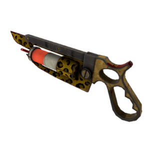 Unusual Professional Killstreak Leopard Printed Ubersaw (Well-Worn)
