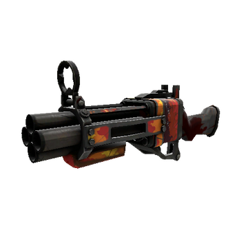 Unusual Professional Killstreak Organ-ically Hellraised Iron Bomber (Well-Worn)