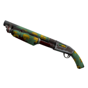 Unusual Quack Canvassed Shotgun (Battle Scarred)