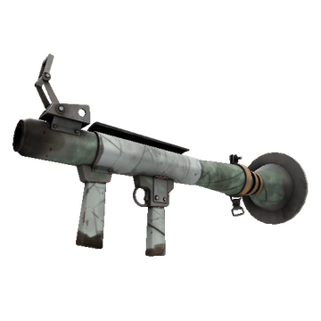 Unusual Specialized Killstreak Aqua Marine Rocket Launcher (Well-Worn)