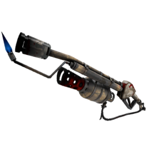 Unusual Specialized Killstreak Cardboard Boxed Flame Thrower (Battle Scarred)