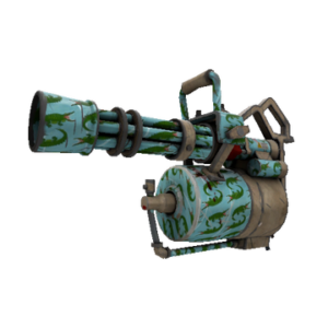 Unusual Specialized Killstreak Croc Dusted Minigun (Well-Worn)