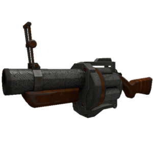 Unusual Specialized Killstreak Damascus & Mahogany Grenade Launcher (Field-Tested)
