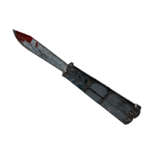 Unusual Specialized Killstreak Glacial Glazed Knife (Battle Scarred)